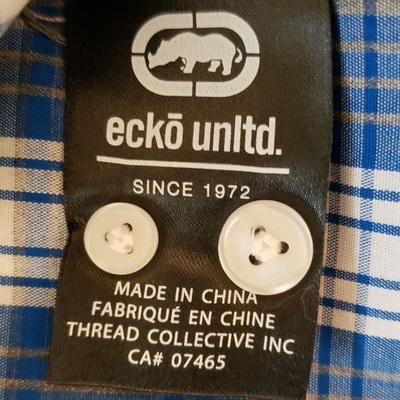 ecko unltd Large Plaid Button Down Shirt - Picture 8 of 8